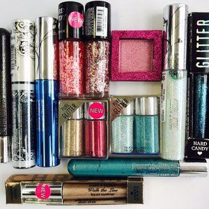 Hard Candy GLITTER & SHIMMER Makeup 12 pieces
